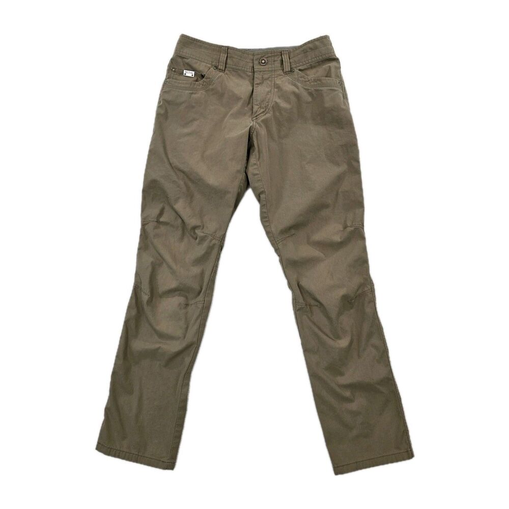 Kuhl Revolvr Rogue Jeans Mens 30x32 Beige Relaxed Tapered Stretch Hiking Pants